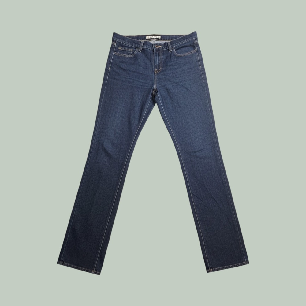 J Brand Jeans Womens 33 8500U324 INK Dark Blue Straight Leg Stretch Denim